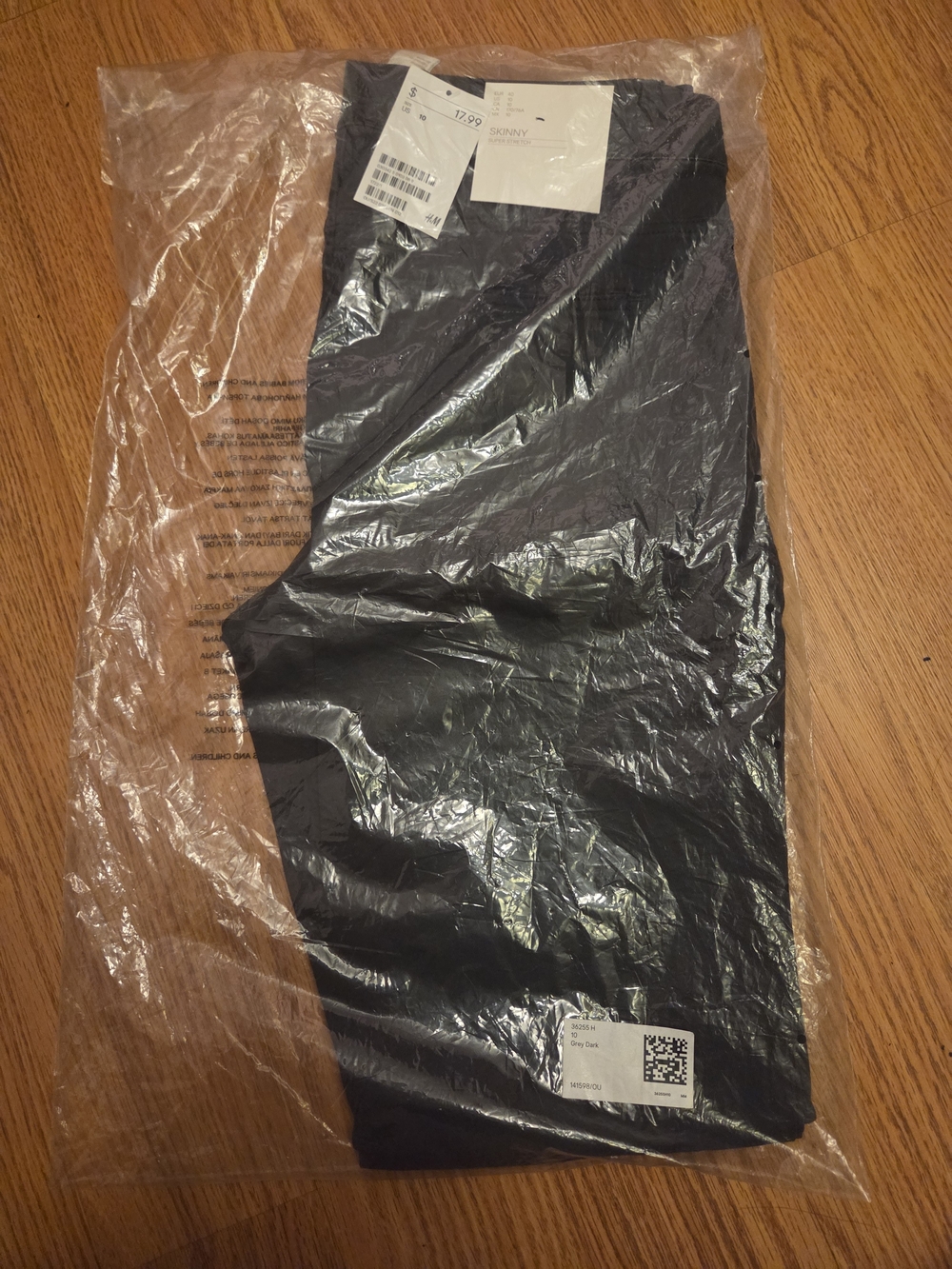H&M Women's Skinny Super Stretch Jeans - Black